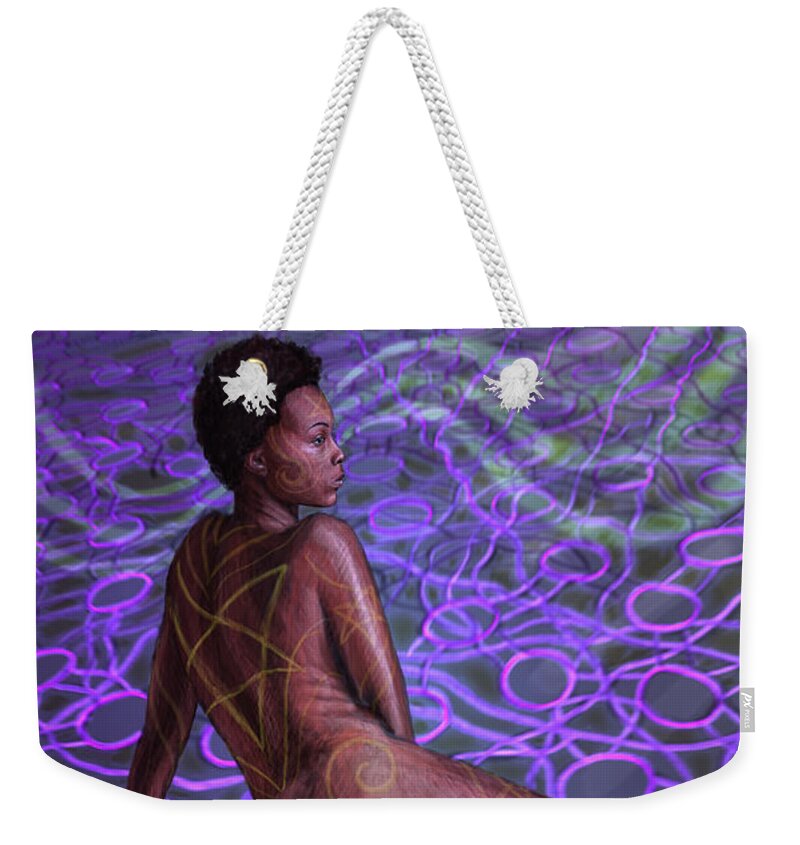 Digital Art Weekender Tote Bag featuring the painting Plane by Jeremy Robinson