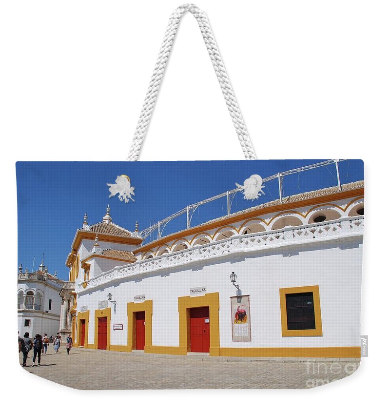 Seville Weekender Tote Bag featuring the photograph Plaza de Toros in Seville by David Fowler