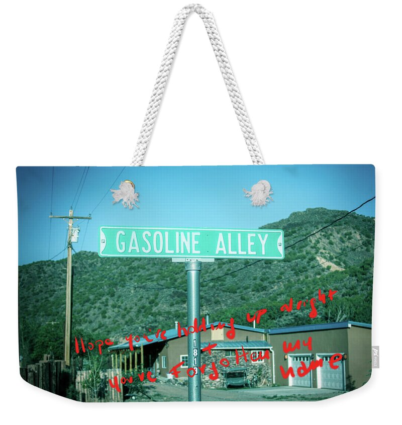 Postcard Weekender Tote Bag featuring the photograph Postcard for you N1 by Micah Offman