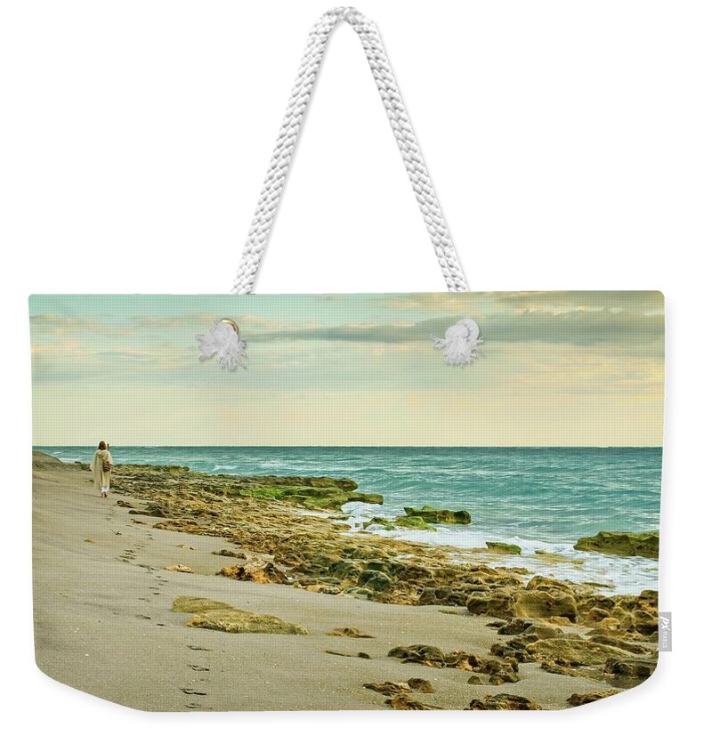 Beach Weekender Tote Bag featuring the photograph Prophecy by Steve DaPonte