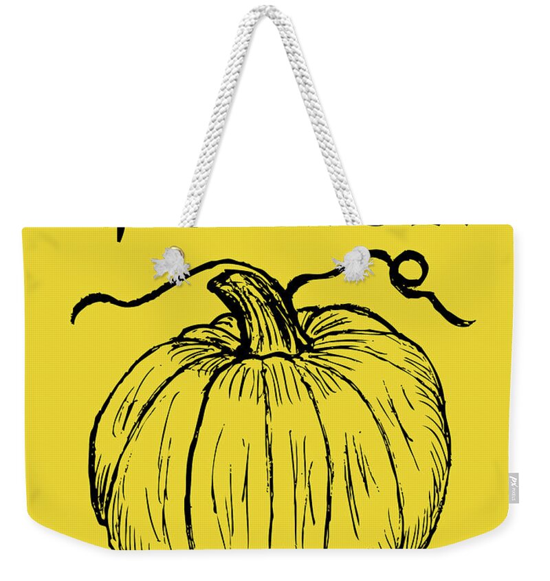 Big Weekender Tote Bag featuring the digital art Pumpkin potion by Long Shot