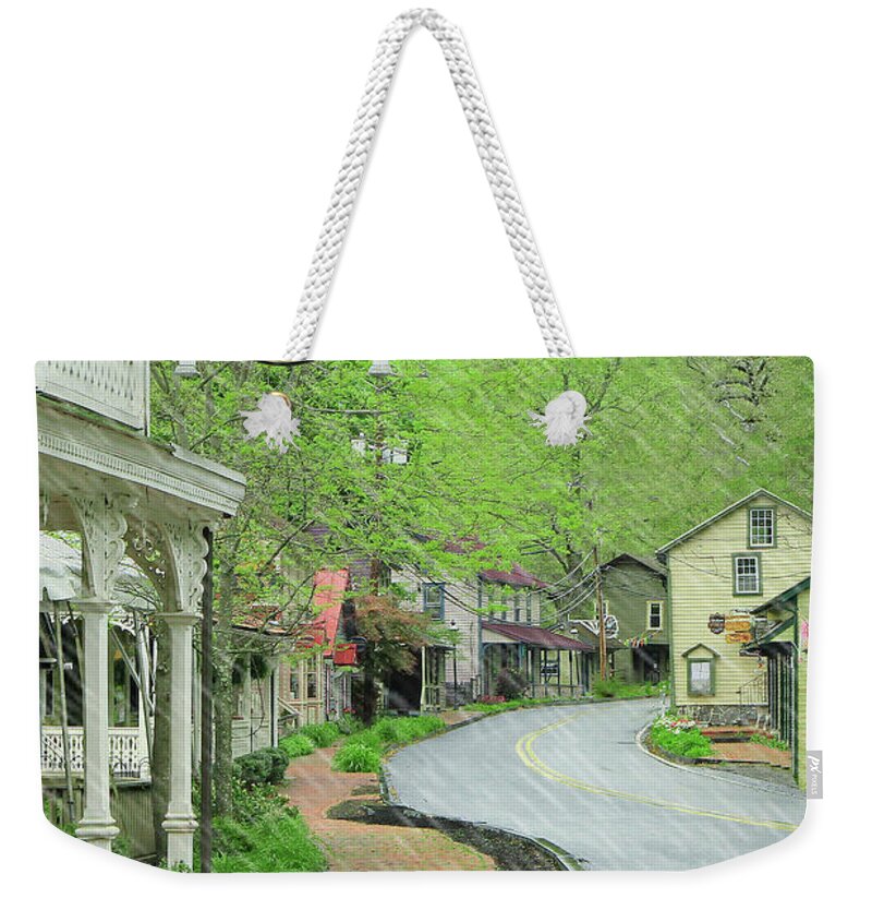 Rain Weekender Tote Bag featuring the photograph Rainy Day by Geoff Crego