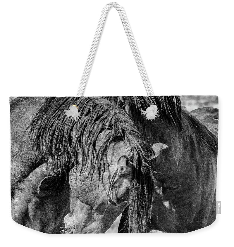 Horses Weekender Tote Bag featuring the photograph Raw by Mary Hone