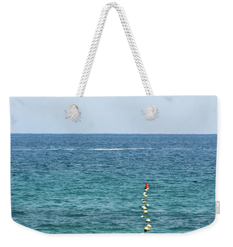 Buoy Weekender Tote Bag featuring the photograph Red Buoy by Daniel Kulinski