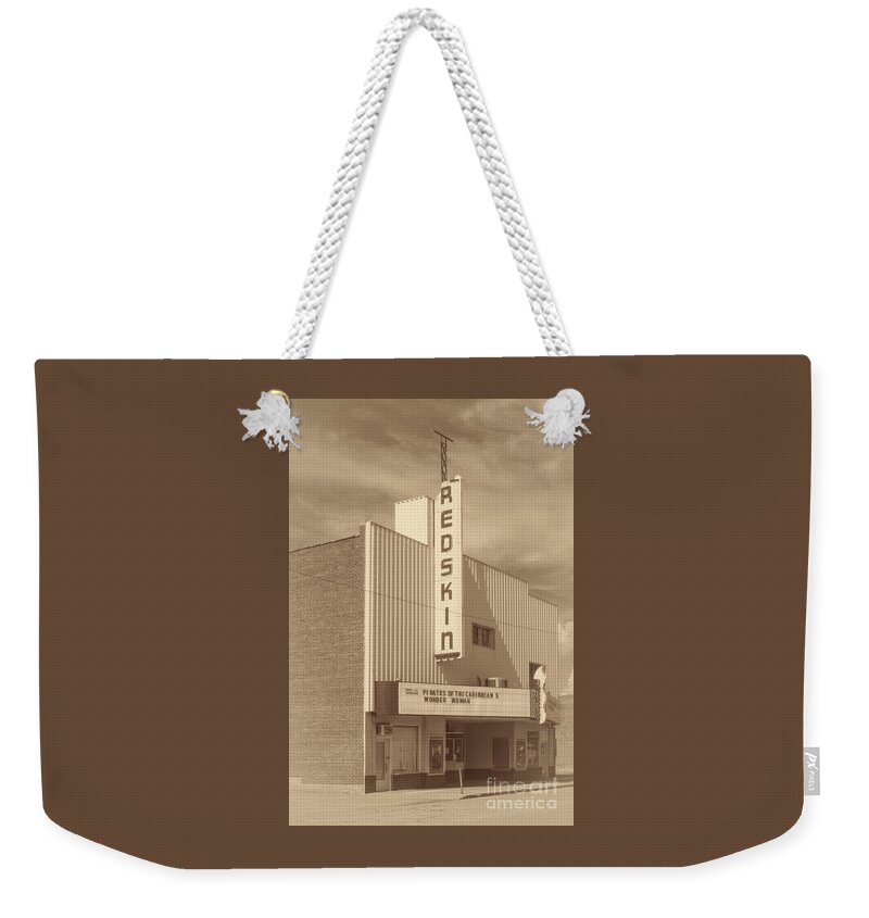 Redskin Theater Weekender Tote Bag featuring the photograph Redskin Theater by Imagery by Charly