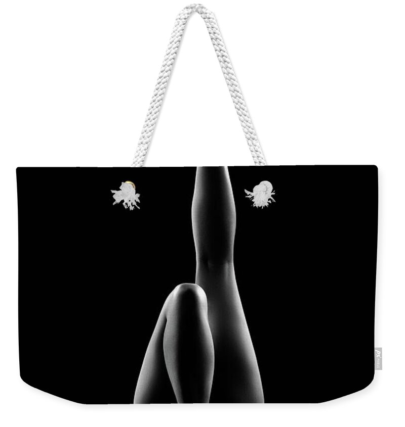 Woman Weekender Tote Bag featuring the photograph Reflections of D'nell 7 by Johan Swanepoel