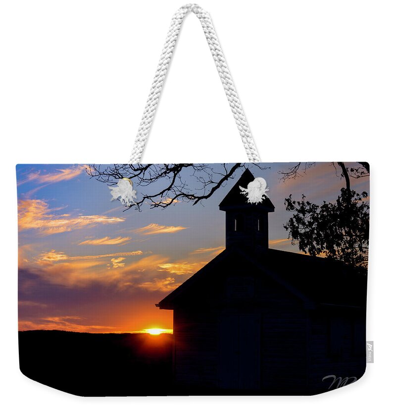 Sunset Weekender Tote Bag featuring the photograph Reflections of God by Marlenda Clark