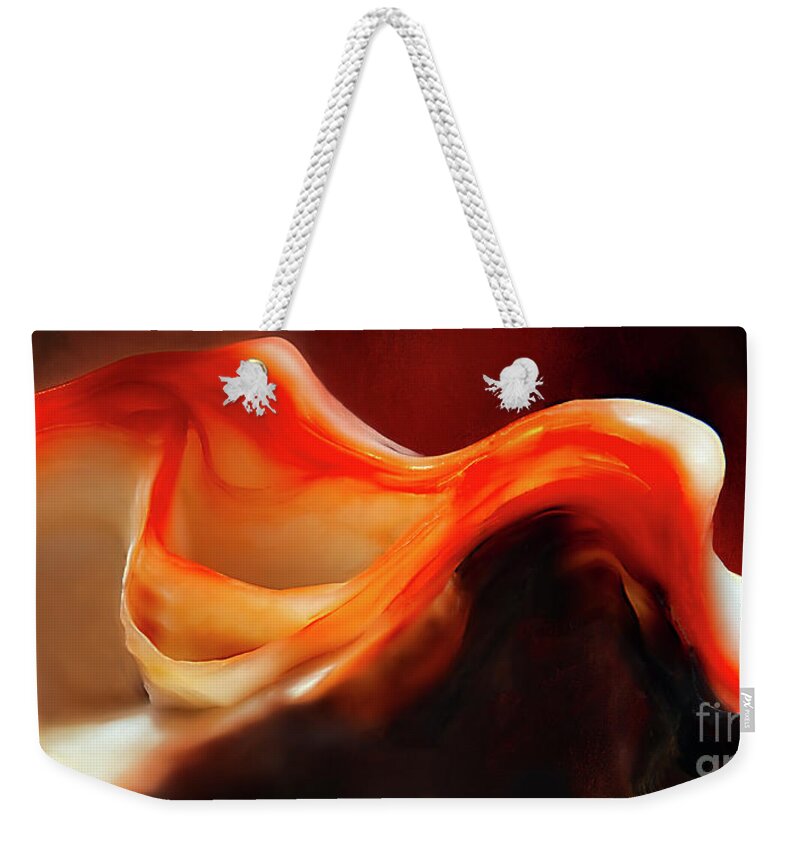 Fine Art Photography Weekender Tote Bag featuring the photograph Ribbons by John Strong