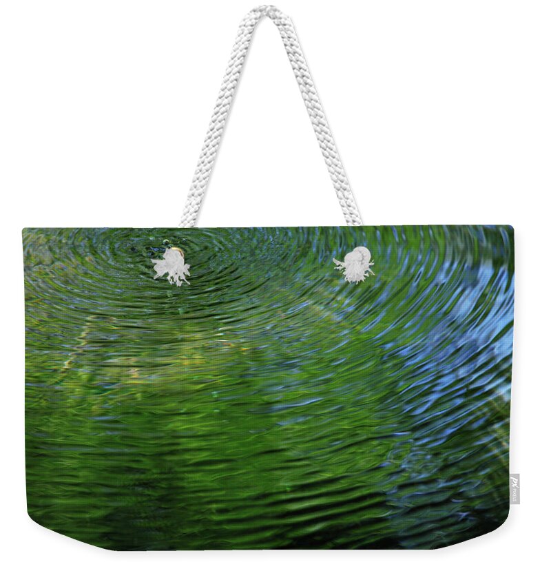 Outdoors Weekender Tote Bag featuring the photograph Rippled Water by Imagewerks