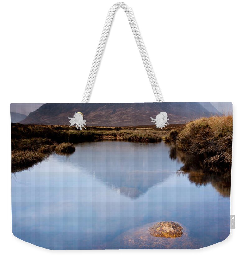 Scenics Weekender Tote Bag featuring the photograph River Etive by Andrew Sproule