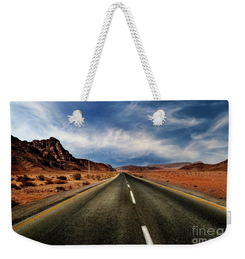 Road Weekender Tote Bag featuring the photograph Road by Jelena Jovanovic