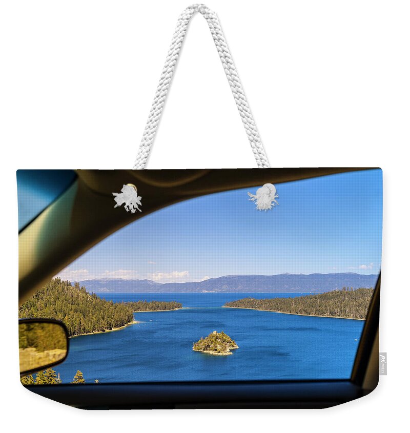 Scenics Weekender Tote Bag featuring the photograph Road Trip, Lake Tahoe, Usa by Stuart Dee
