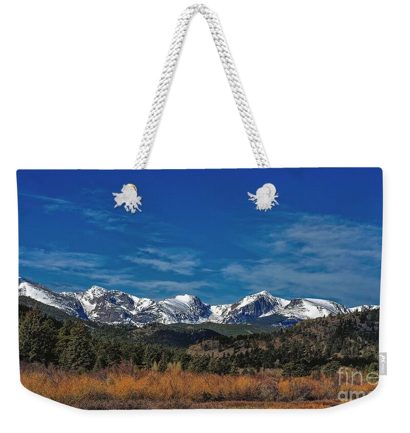 Jon Burch Weekender Tote Bag featuring the photograph Rocky Mountain High by Jon Burch Photography