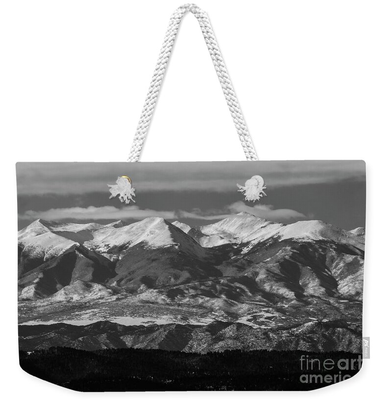 Colorado Weekender Tote Bag featuring the photograph Rocky Mountain Winter by Steven Krull