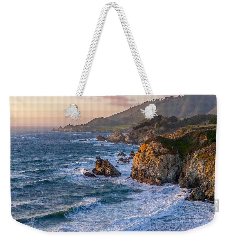 Rocky Point Weekender Tote Bag featuring the photograph Rocky Point by Derek Dean
