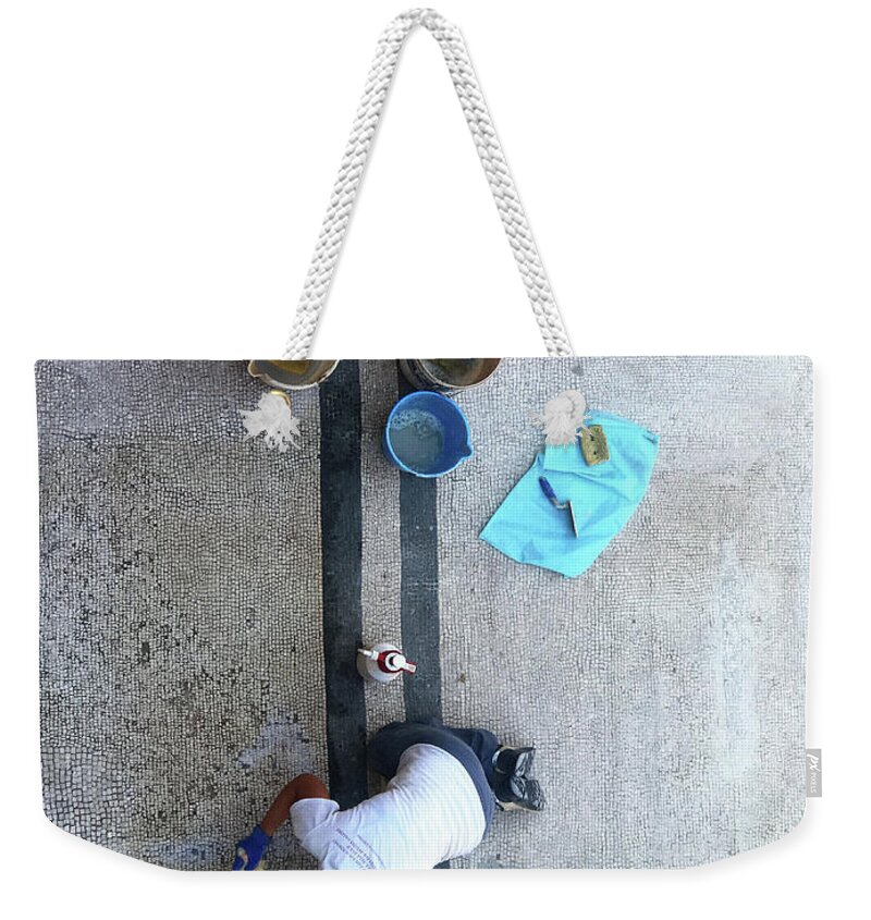Italia Weekender Tote Bag featuring the photograph Roman Bath by Joseph Yarbrough