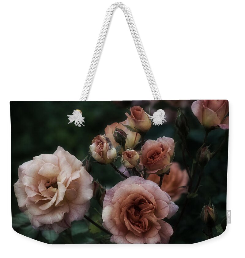 Roses Weekender Tote Bag featuring the photograph Romanic Roses by Richard Cummings