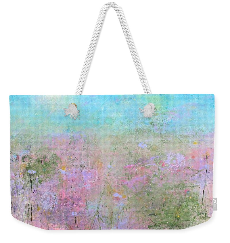 Acrylic Weekender Tote Bag featuring the painting Romantic Hideaway by Brenda O'Quin