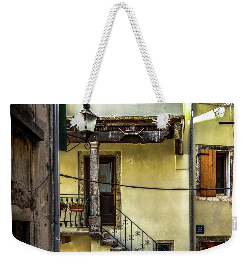Rovinj Weekender Tote Bag featuring the photograph Rovinj Home by David Meznarich