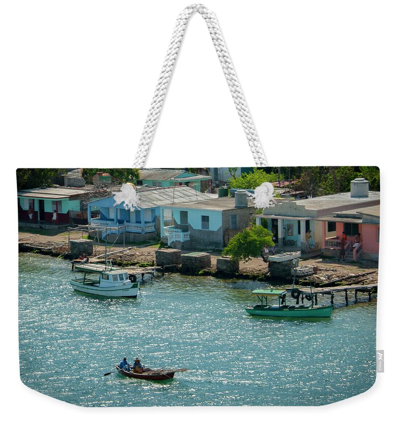 Tourism Weekender Tote Bag featuring the photograph Row Row Row Your Boat by Laura Hedien