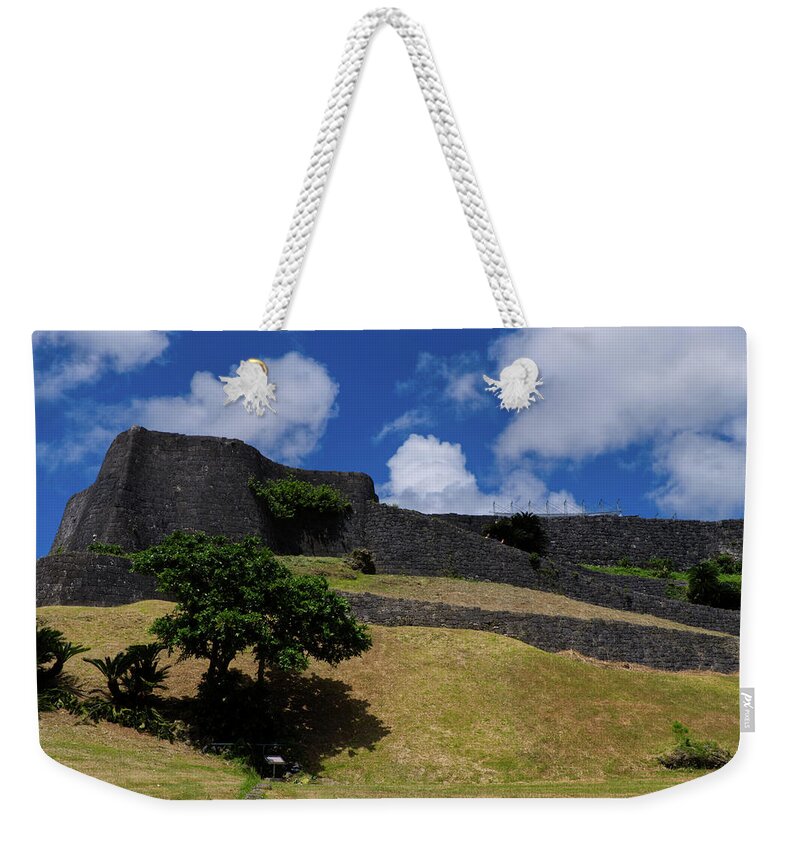 Castle Weekender Tote Bag featuring the photograph Ruins of Greatness by Eric Hafner
