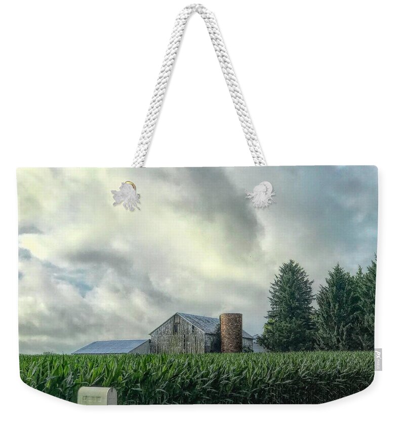  Weekender Tote Bag featuring the photograph Rural Route by Jack Wilson