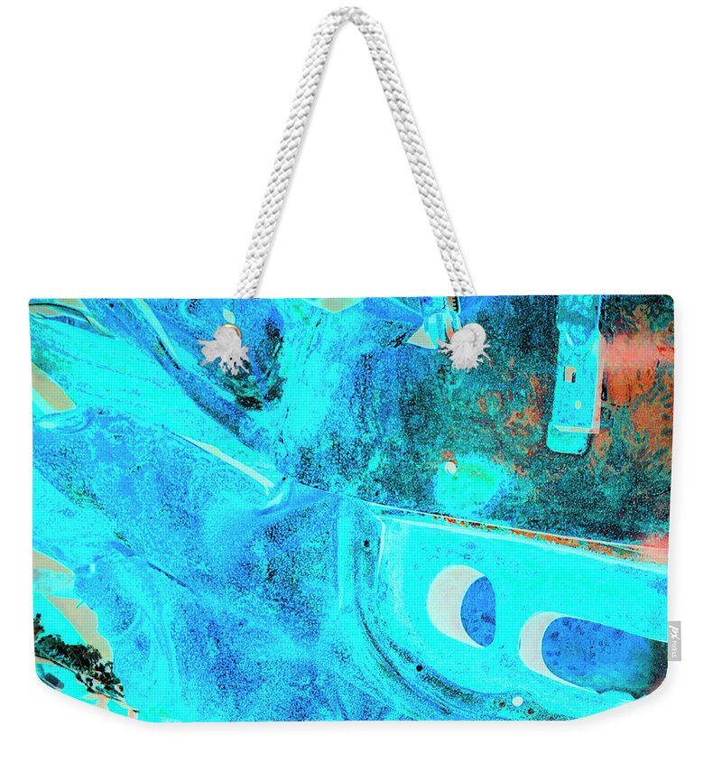 Rust Scapes #3 Weekender Tote Bag featuring the photograph Rust Scapes #3 by Jessica Levant