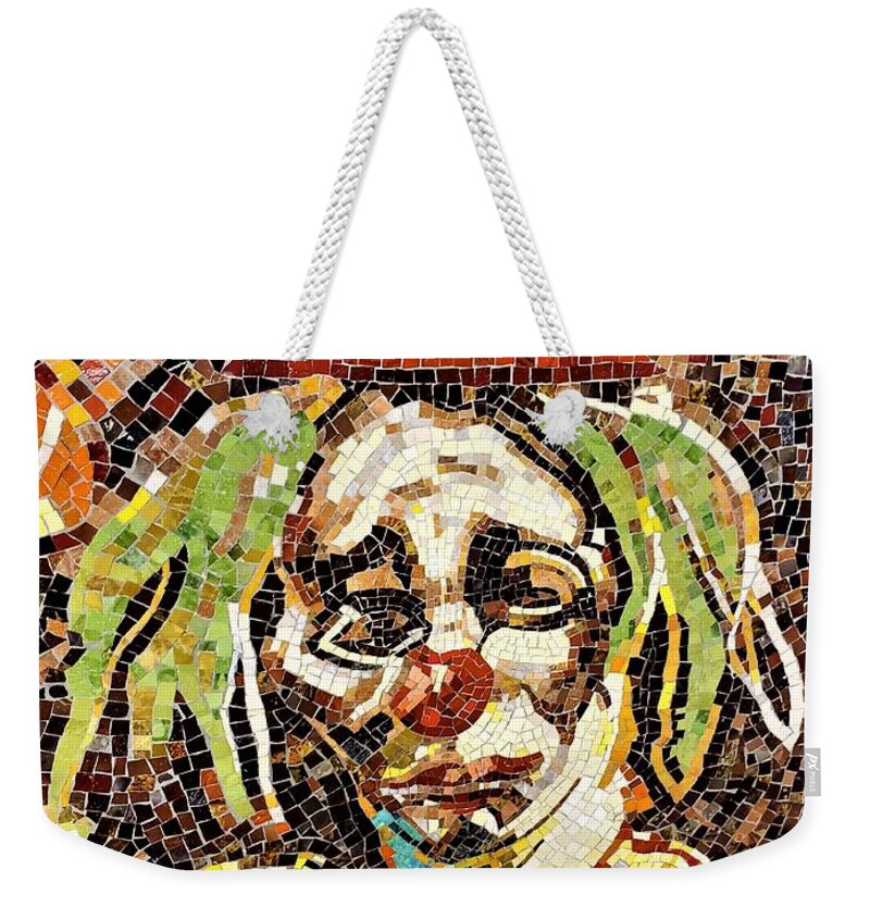 Sad Weekender Tote Bag featuring the photograph Sad Hobo Clown by Rob Hans