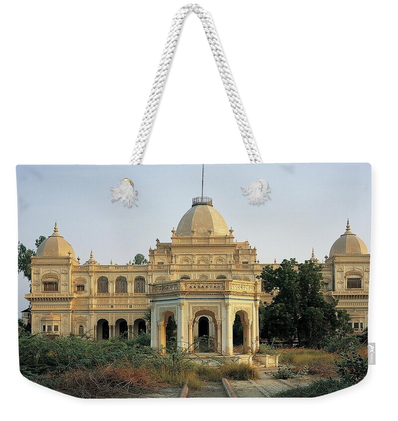 Tranquility Weekender Tote Bag featuring the photograph Sadiq Palace,bhawalpur - Pakistan by Nadeem Khawar