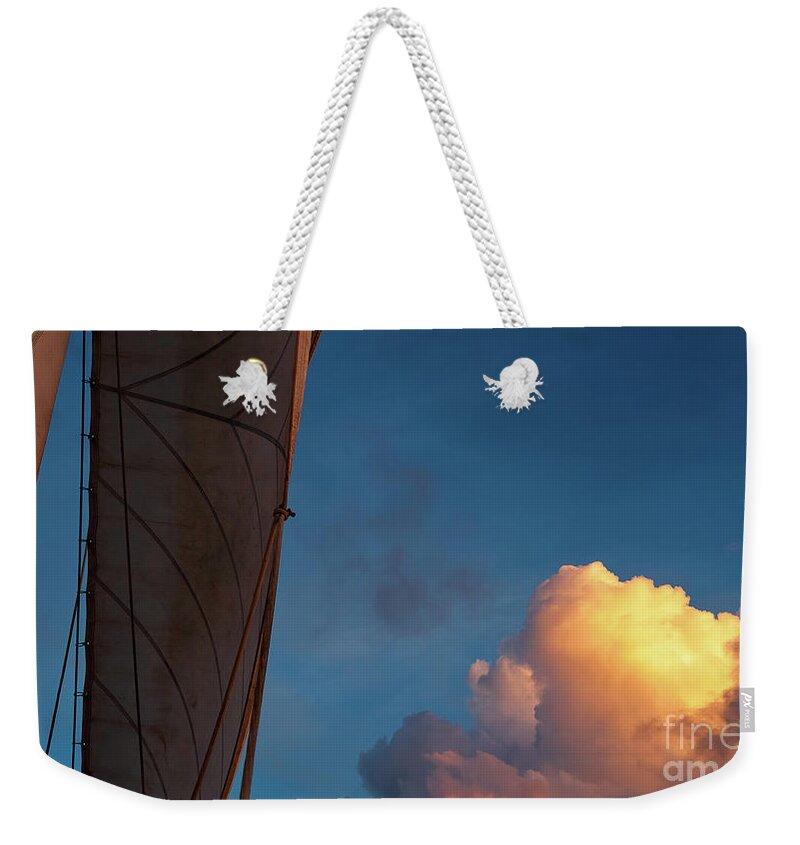 Caribbean Weekender Tote Bag featuring the photograph Sailing The Caribbean by Doug Sturgess