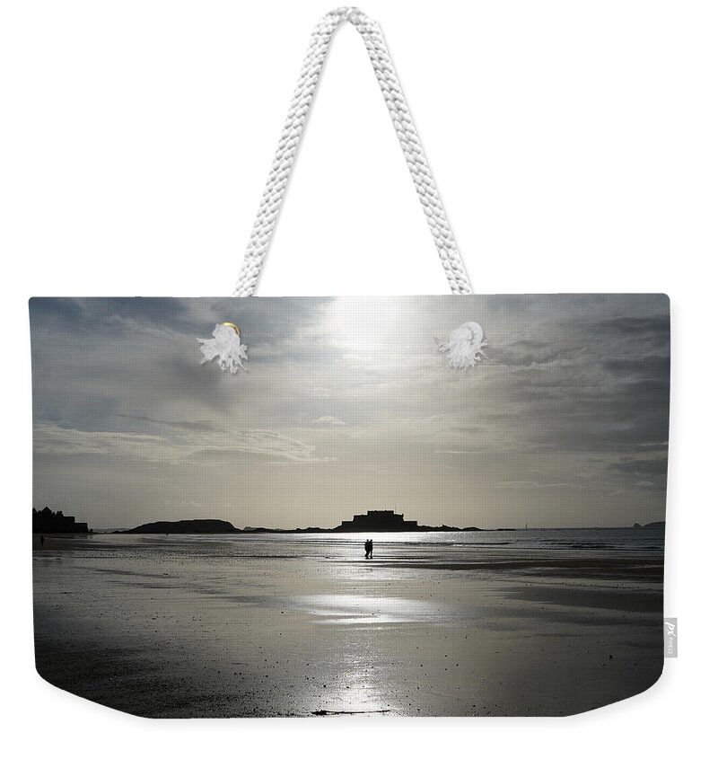 Saint Malo Beach Weekender Tote Bag featuring the photograph Saint Malo 10 by Andrew Fare