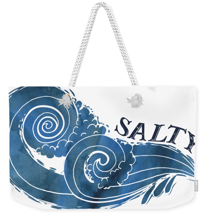 Salty Weekender Tote Bag featuring the photograph Salty by Heather Applegate