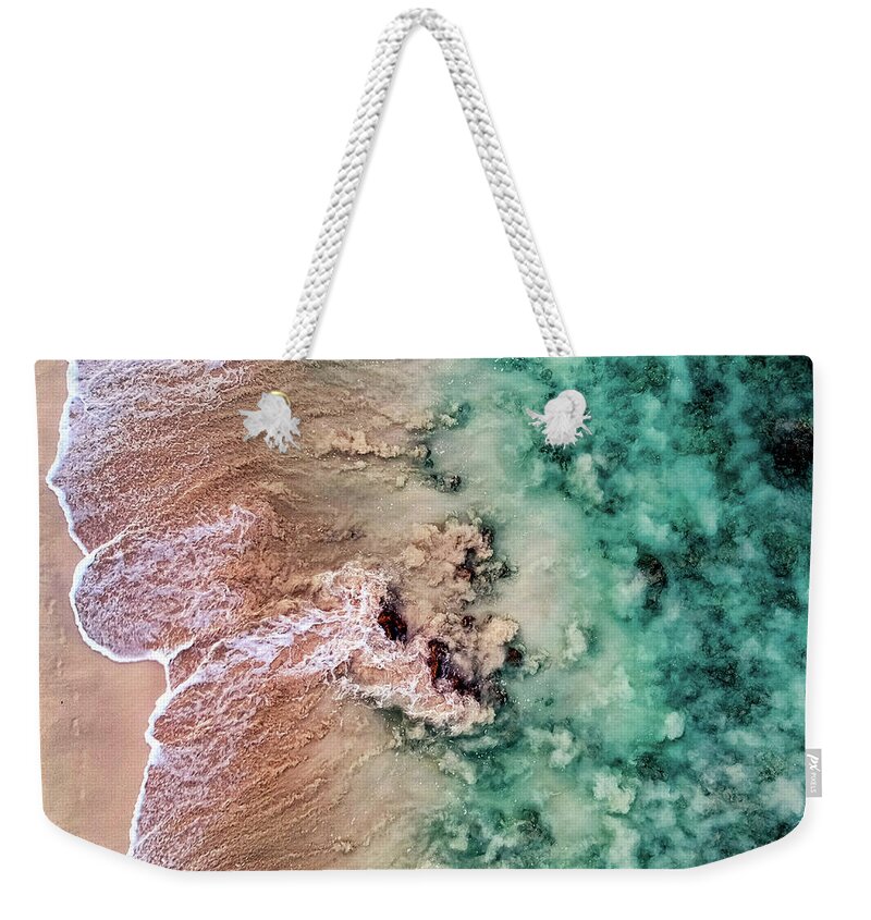 Beach Weekender Tote Bag featuring the photograph Sandy Beach by Christopher Johnson