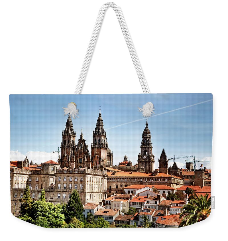 Scenics Weekender Tote Bag featuring the photograph Santiago De Compostela by Orbon Alija