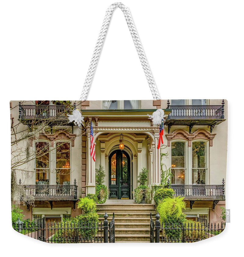 Savannah Weekender Tote Bag featuring the photograph Typically Southern by Marcy Wielfaert