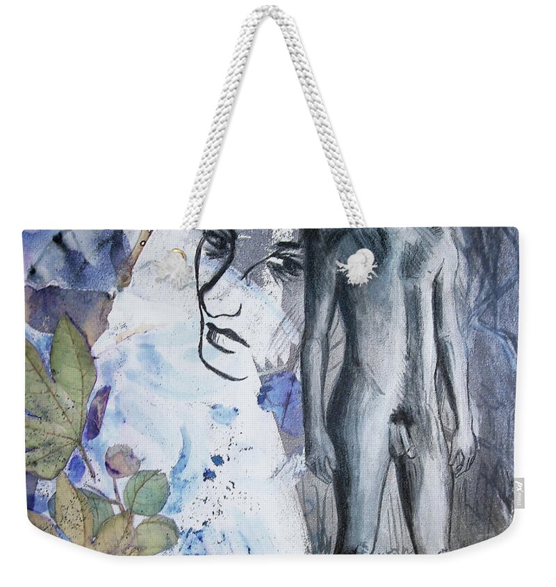 Lgbt Characters Weekender Tote Bag featuring the painting Savior of Squirrels  by Rene Capone