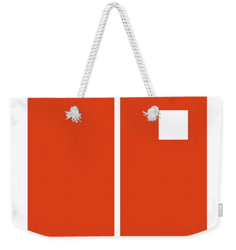 Richard Reeve Weekender Tote Bag featuring the digital art Schisma 11 by Richard Reeve
