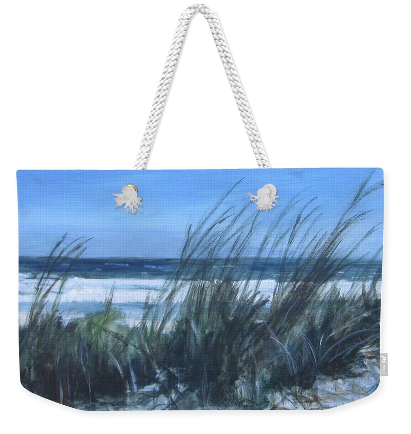 Acrylic Weekender Tote Bag featuring the painting Sea Breeze by Paula Pagliughi