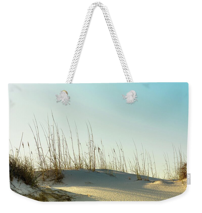 Sea Oats Weekender Tote Bag featuring the photograph Sea Oats in the Sunlight by Mike Whalen