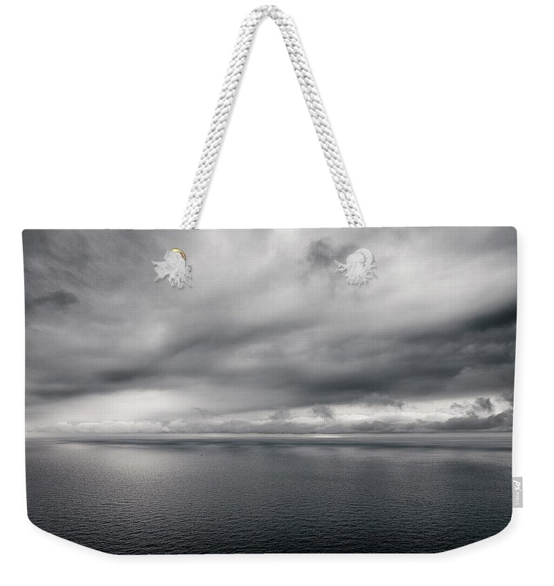 Tranquility Weekender Tote Bag featuring the photograph Seascape France by Devon Strong