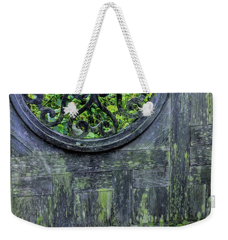Bench Weekender Tote Bag featuring the photograph Secret Garden by KC Hulsman