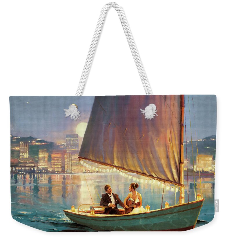 Romance Weekender Tote Bag featuring the painting Serenade by Steve Henderson