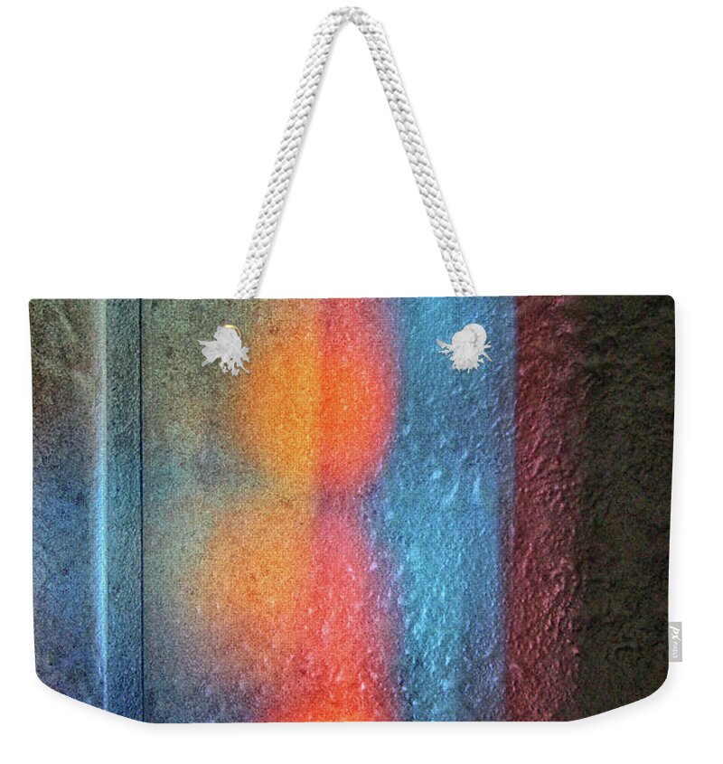 Reflection Weekender Tote Bag featuring the photograph Serendipitous Abstract by Karen Adams