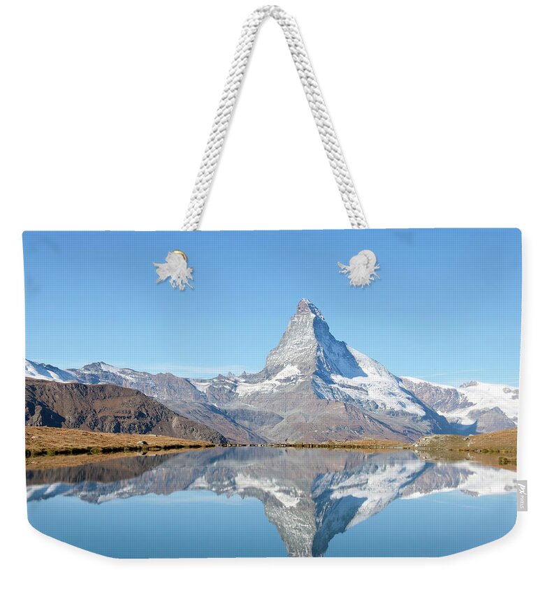 Scenics Weekender Tote Bag featuring the photograph Serene Matterhorn by M Swiet Productions