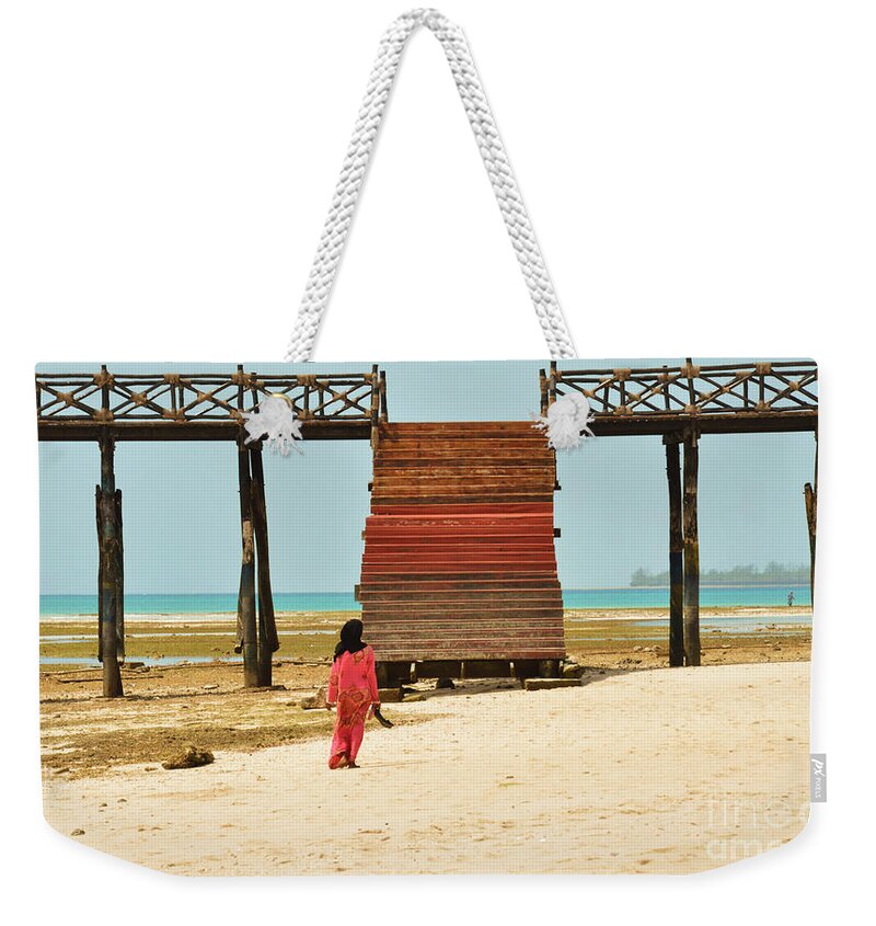 Woman Weekender Tote Bag featuring the photograph Serenity on Prison Island by Yavor Mihaylov