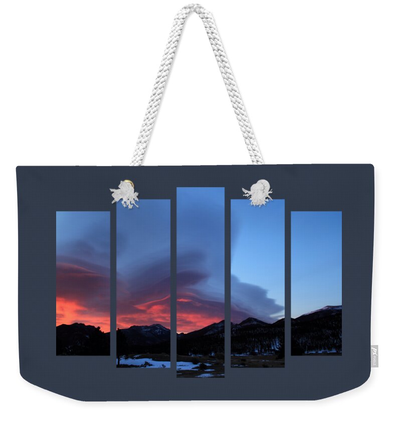 Set 55. Five Weekender Tote Bag featuring the photograph Set 55 by Shane Bechler
