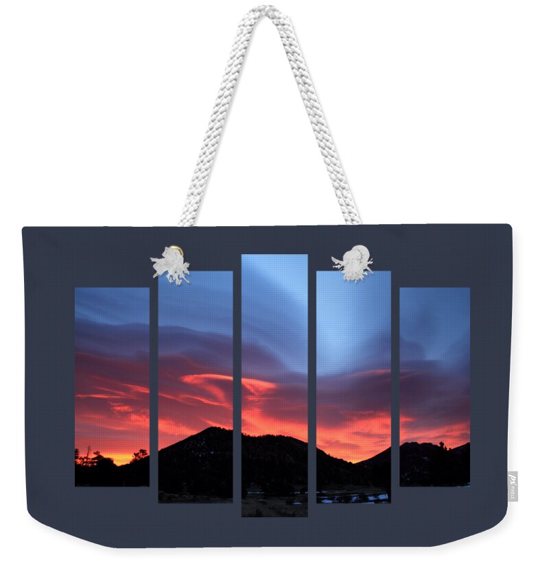 Set 57 Weekender Tote Bag featuring the photograph Set 57 by Shane Bechler