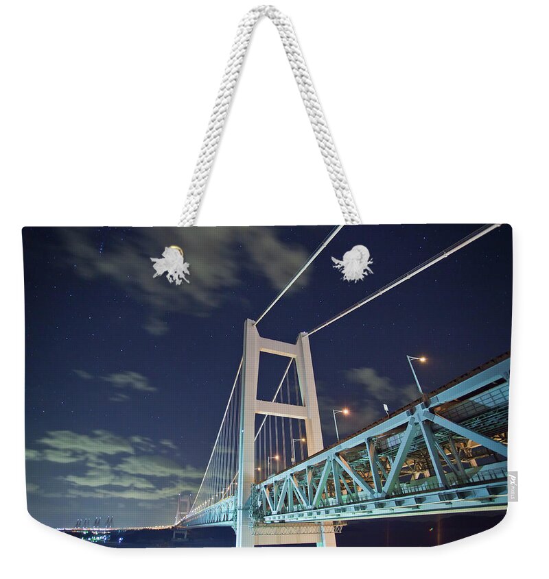 Seto Ohashi Bridge Weekender Tote Bag featuring the photograph Seto Ohashi by Tdubphoto