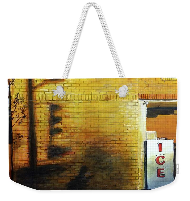 Americana Weekender Tote Bag featuring the painting Shadows On The Wall by William Brody