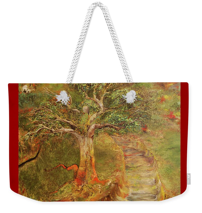 Landscape Weekender Tote Bag featuring the painting Shenendoah Dream by Anitra Boyt